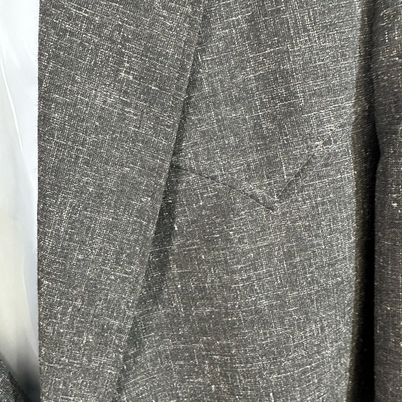 Circle S Men’s Dallas TX Cowboy Blazer 2 Button Gray S 48L Pre-Owned Made in USA - Picture 3 of 12